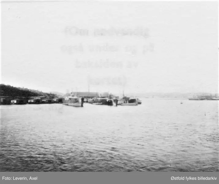 Gressvik Brug, "Søndre høvel'n", lasting for utlandet, ca 1900 (før 1905) i Onsøy.