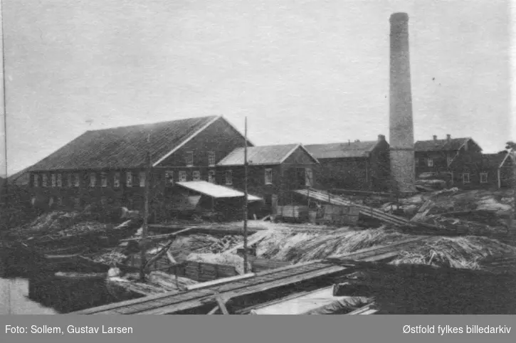 Fjeldskilens Brug AS (etablert i 1901, nedlagt som trelastbruk 1930) 1908- 1910 i Onsøy.