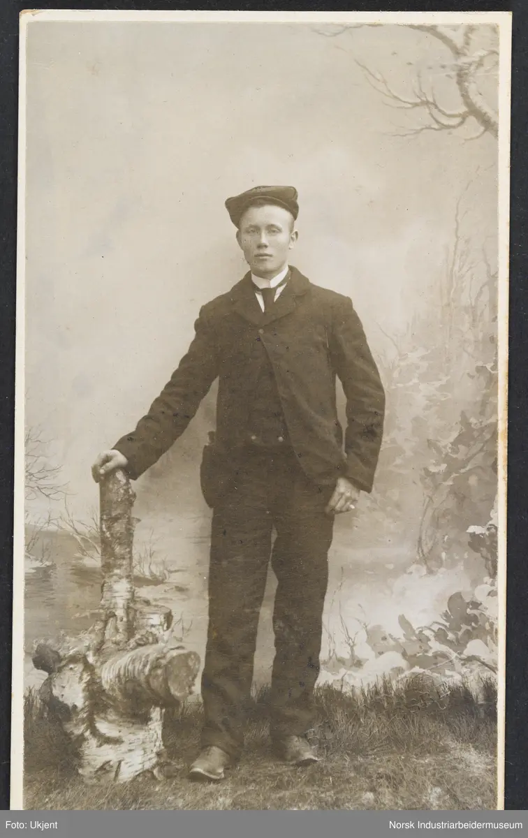 Portrett av mann.