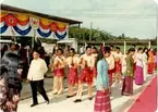 Invigning av fabrik. 
Malaysia, 1982.