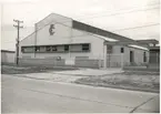 Utsidan av en fabrik. Colombia 1965.