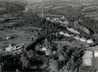 Flygfoto över en industrianläggning i Frankrike.