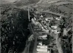 Flygfoto över industrianläggning i Frankrike, 1950.