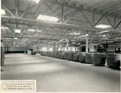 Torkad tobak i förvaringsrum. R.P Watson Company, Wilson, North Carolina.
USA, utland. Fabrik 1940-tal.