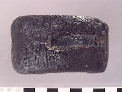 Del av ring i furu. Trasig.