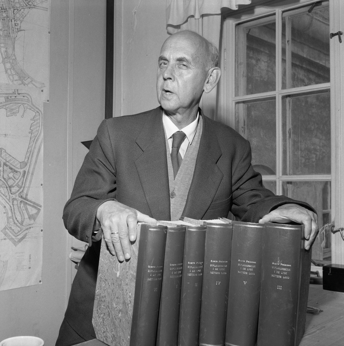 Sverre Pedersen dagen to dager før sin 75 årsdag