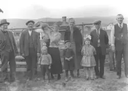 Familiegruppe. På landet