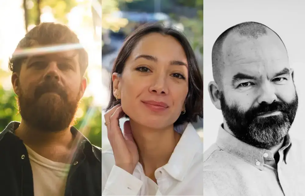 Kristian Kristensen, Monica Goksøyr og Trygve Riiser Gundersen er nokre av dei som vitjar LItteraturdagane 2024. Foto: Markus Lillesund, Siv Dolmen, Oda Berby