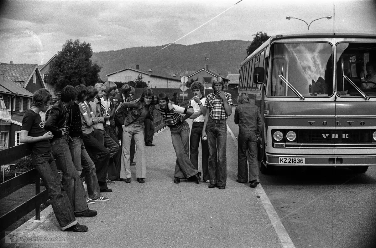 "MFK sine juniorer og gutter i Gøteborg, sommeren 1976"