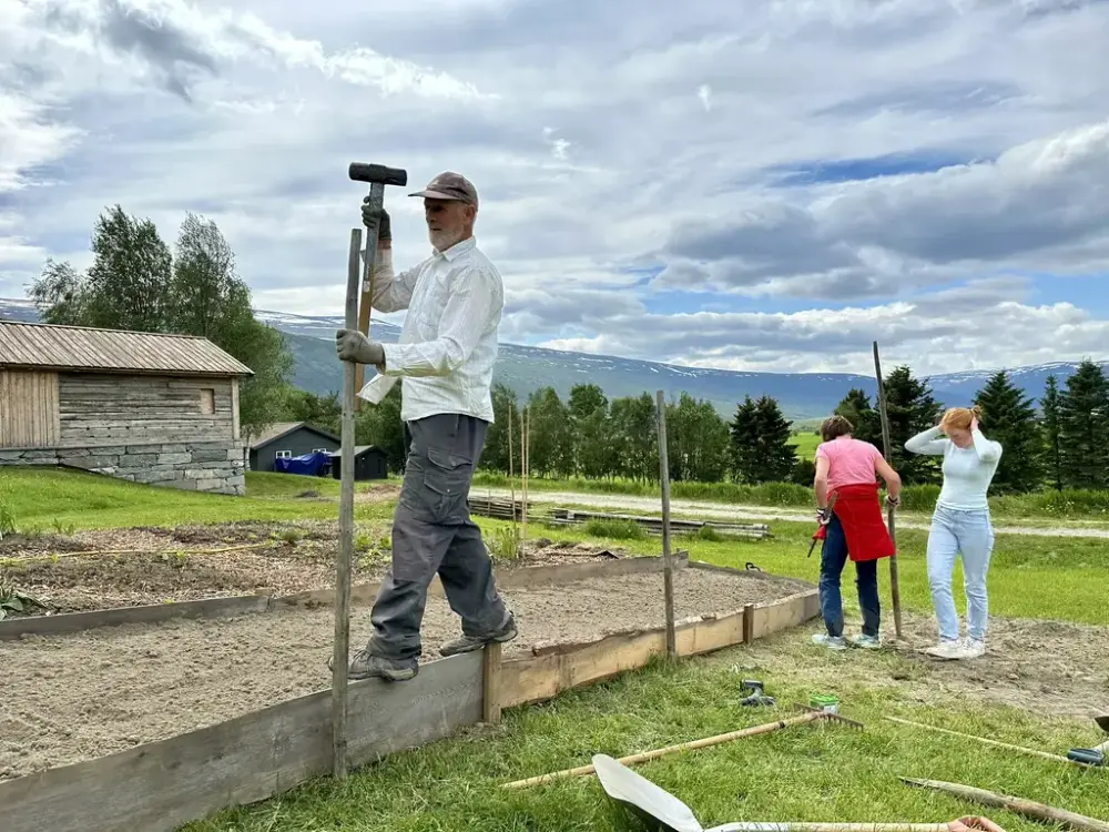 Ein linåker blir til: Øystein Kolstad, Sigrun Doseth og Live Kolstad