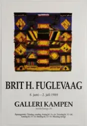 Brit H, Fuglevaag Galleri Kampen [Utstillingsplakat]