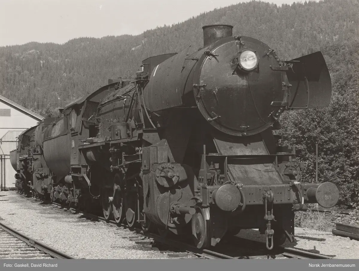 Hensatte damplokomotiver type 63a på Støren stasjon