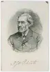 Porträtt på Botaniker Nils Johan Wilhem Scheutz, Växjö. Född 8 april 1836 i Ökna socken, Jönköpings län.
Död 26 februari1889 i Växjö.