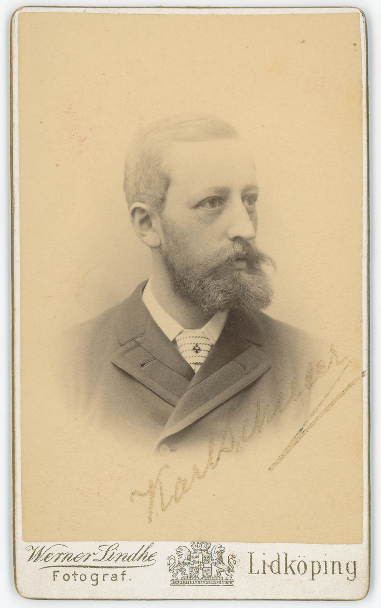 Porträtt på Läkare Karl Schiller.