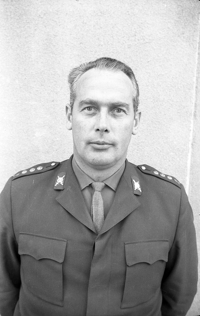 Förvaltare Gunnar Persson vid Göta Trängregemente.