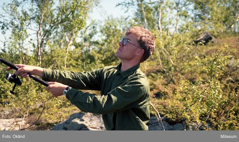 Fiske. Övningsdeltagre Mats petersson, Ing 2.