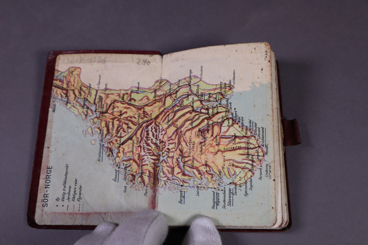 Almanakk "den 7de sans" for 1939-1940 med notater av Pål Eiken