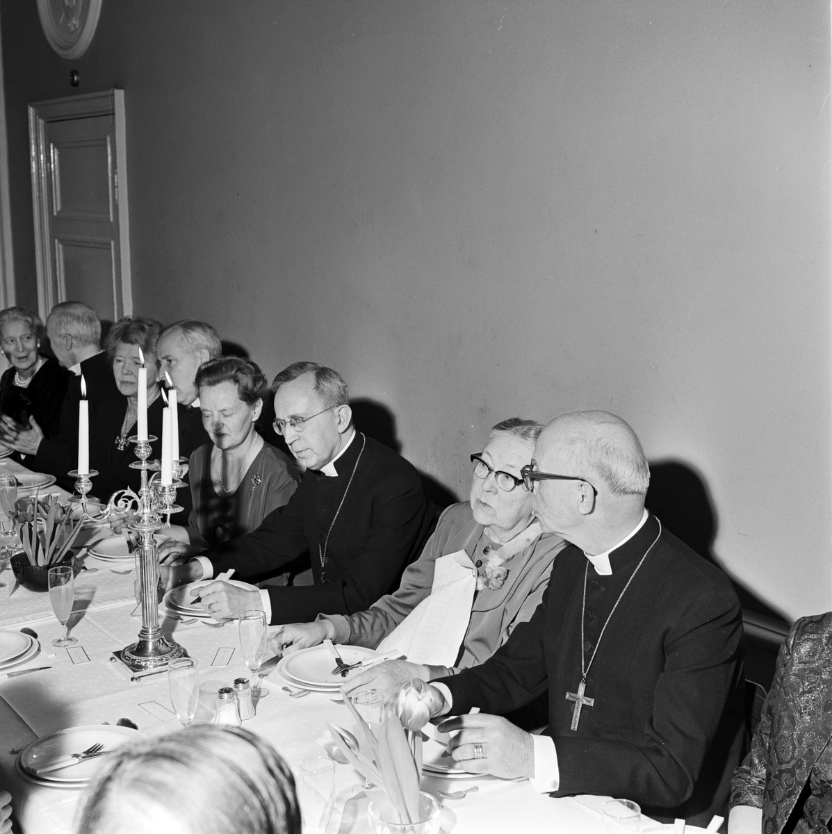 Jubileumsmiddag med Svenska kvinnors missionsförening, Uppsala 1963