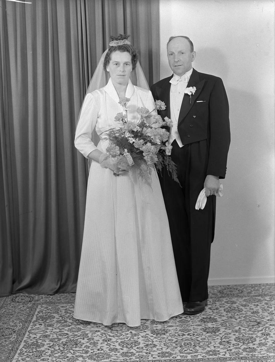 Brudparet Gunnar och Ingeborg Fridofsson