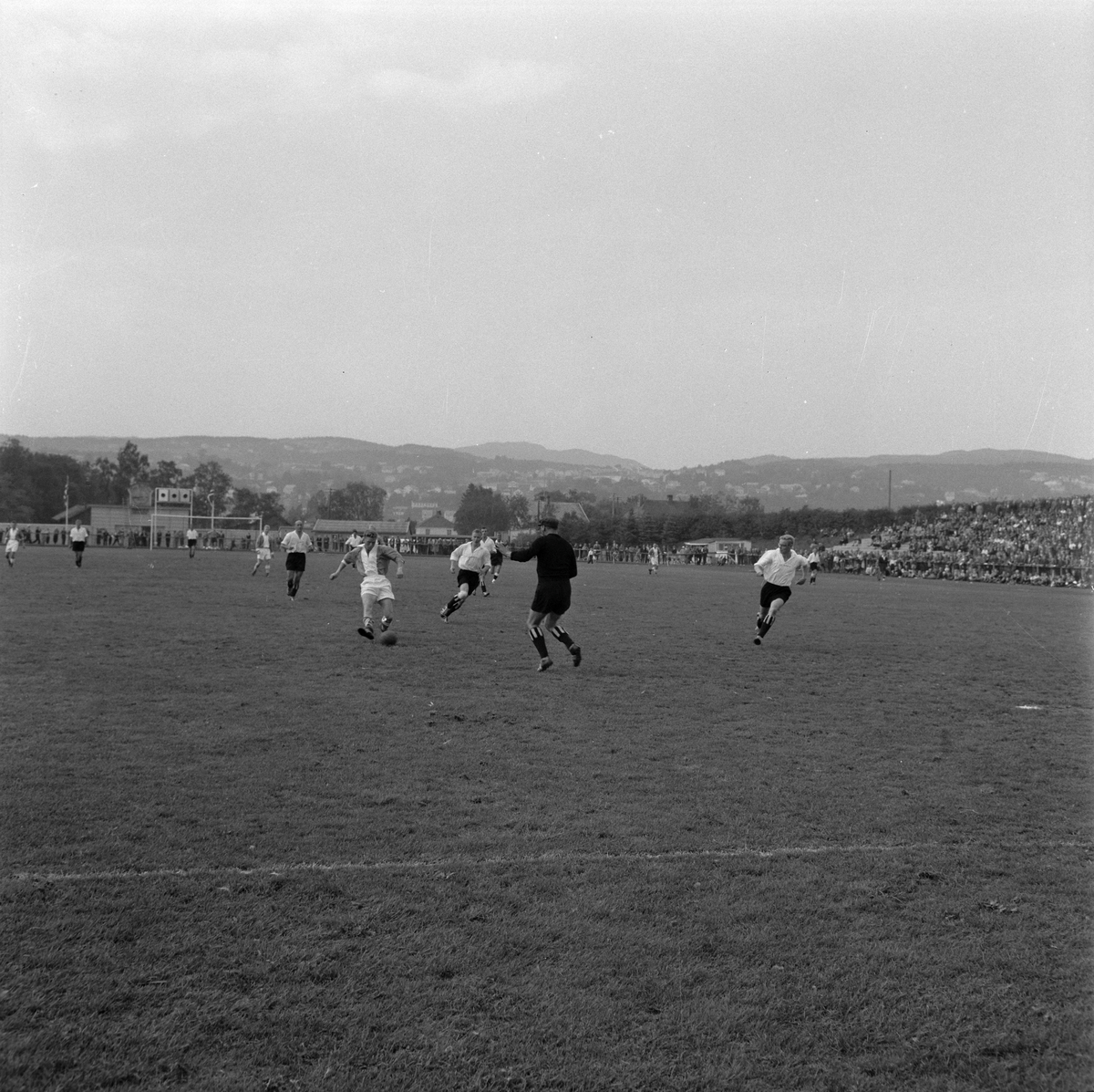 Fotballkamp mellom Brage og Odd