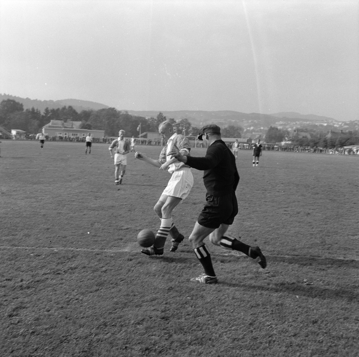 Fotballkamp mellom Brage og Odd