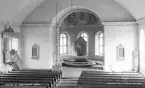 Agunnaryds kyrka, interiör, 1946.
