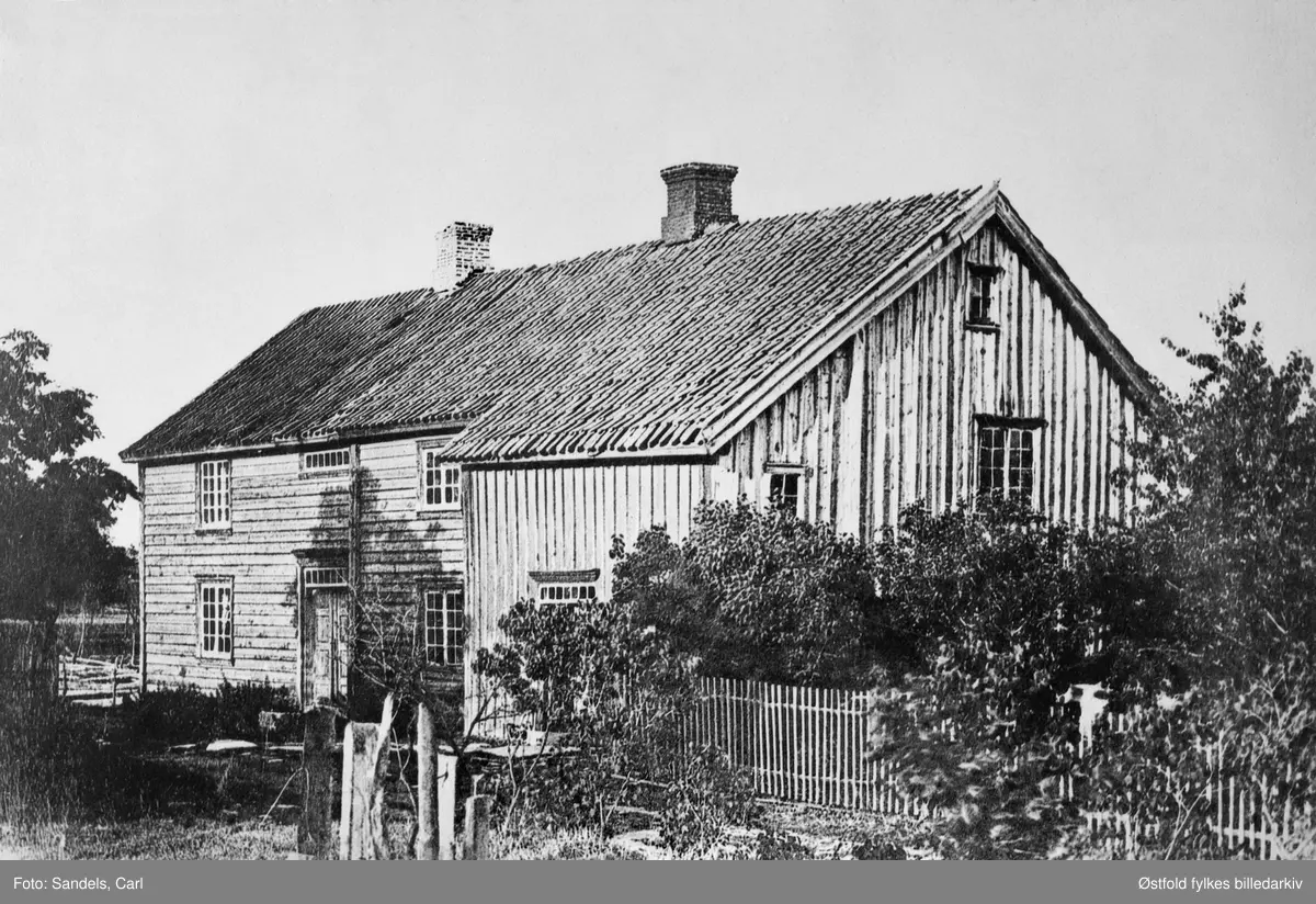 Hauge i Rolvsøy,  Hans Nielsen Hauges fødested. 1895.