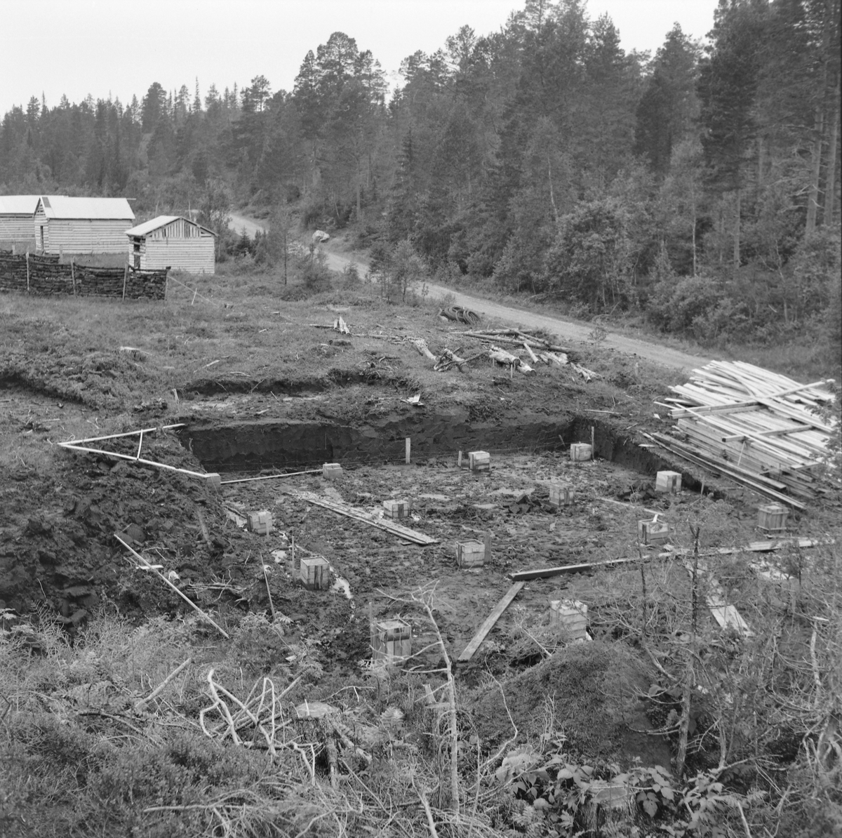 Veien mellom Gjervan ved Jonsvatnet og Eggen i Mostadmarka