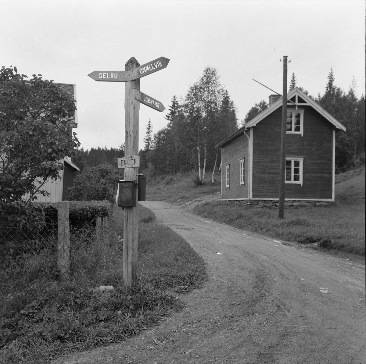 Veien mellom Gjervan ved Jonsvatnet og Eggen i Mostadmarka