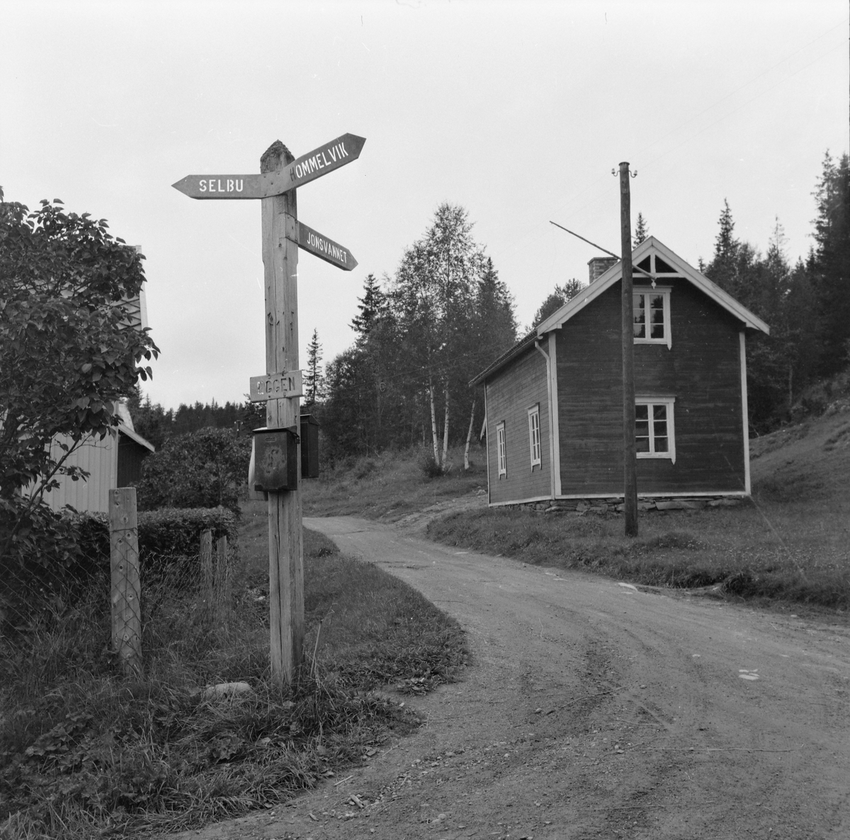 Veien mellom Gjervan ved Jonsvatnet og Eggen i Mostadmarka