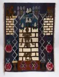 Grå figur [Billedvev]