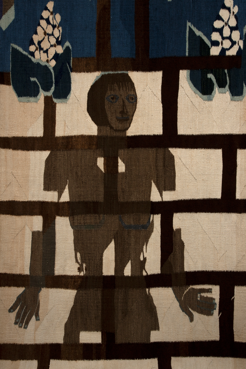 Grå figur [Billedvev]