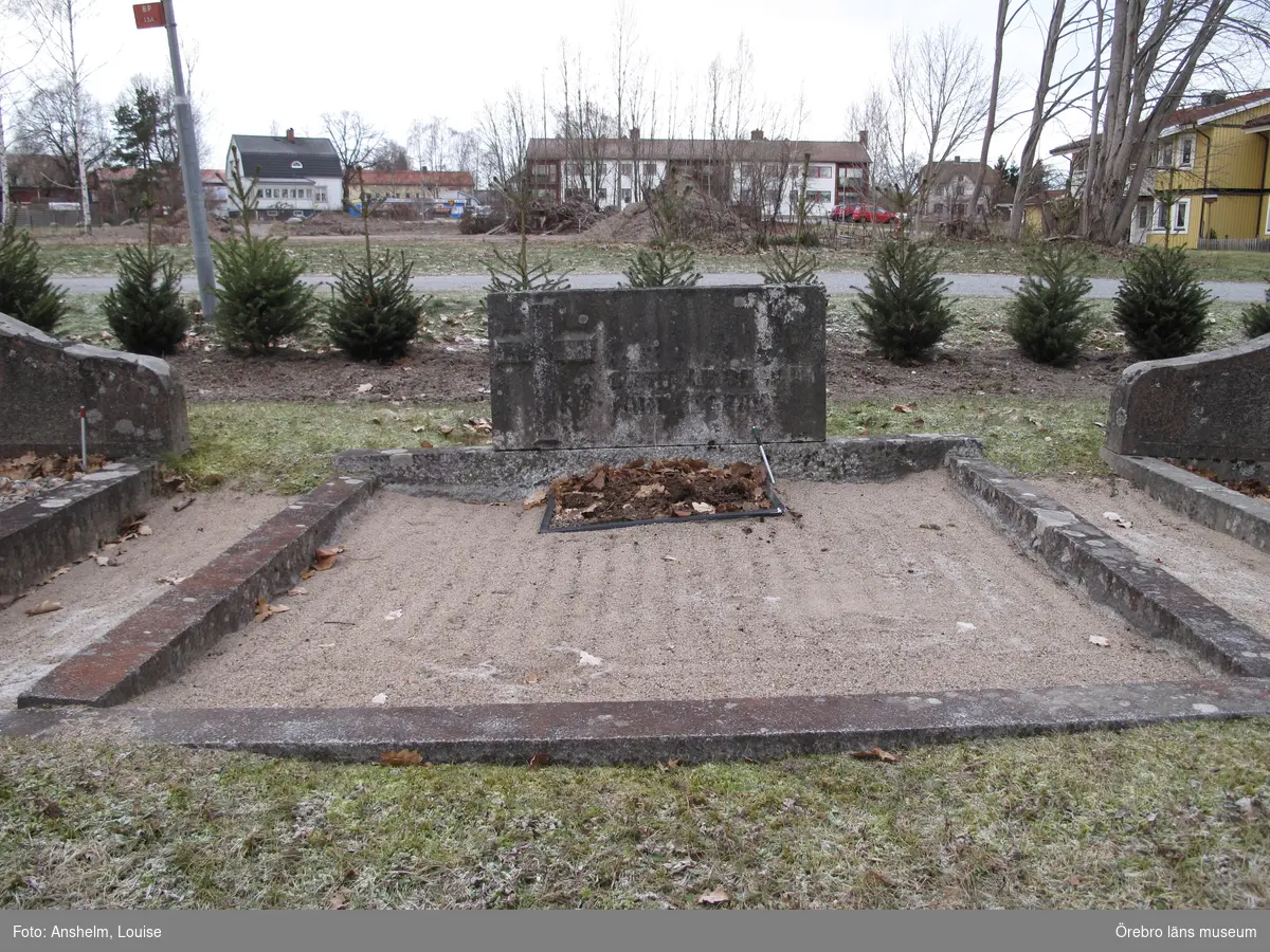 Norra Nora kyrkogård Inventering av kulturhistoriskt värdefulla gravvårdar 2016, Kvarter 24.