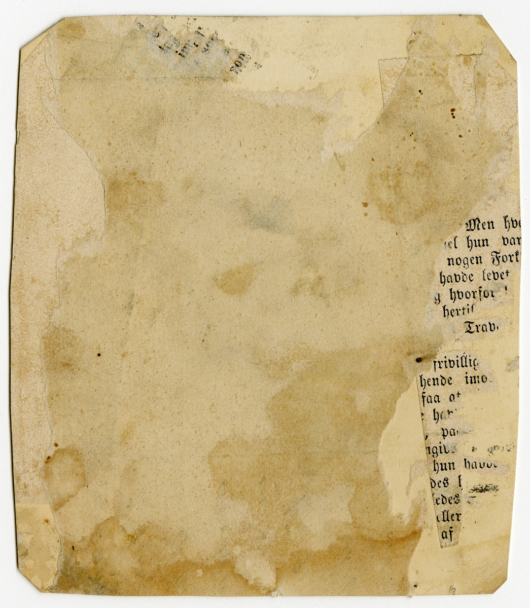 Portrett av mann og kvinne, antagelig ektepar. Muligens Houen slekt