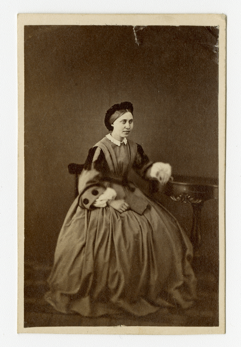 Portrett av ukjent kvinne, ca. 1860-tallet