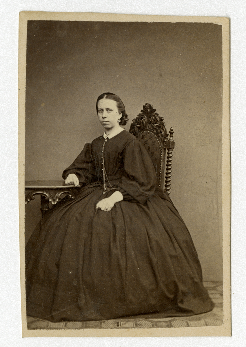 Portrett av kvinne, ca. 1860-tallet