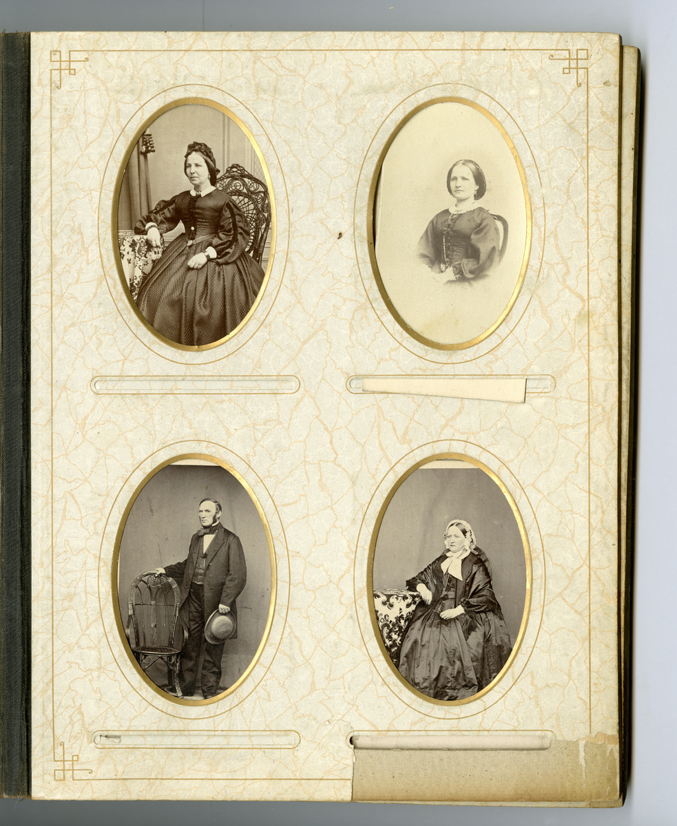 Portrett av kvinne, ca. 1860-tallet