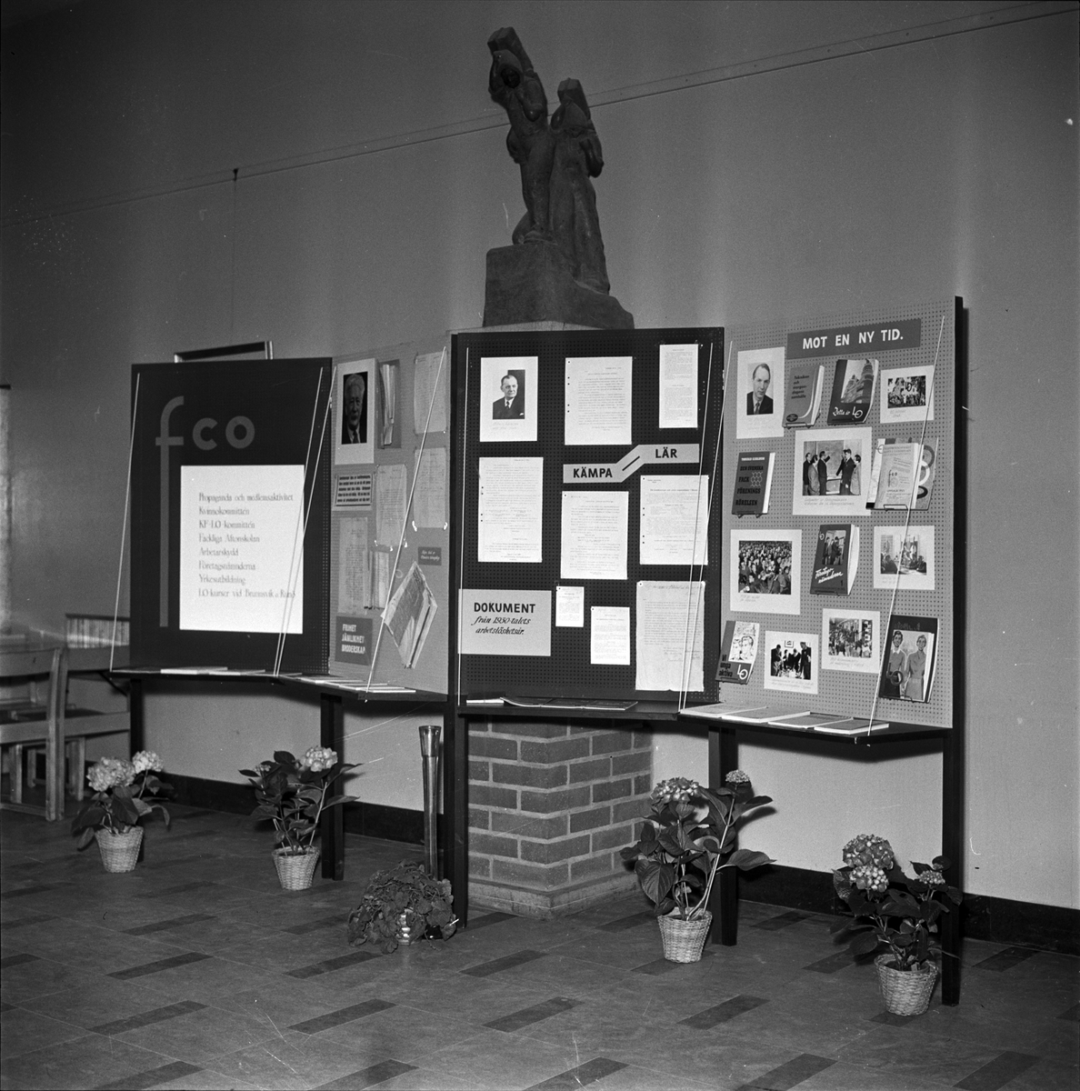 FCO-monter på Folkets Hus, Uppsala 1956