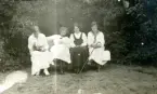 Frida och systrarna Anne-Beate, Greta och Carin Ehrenborg