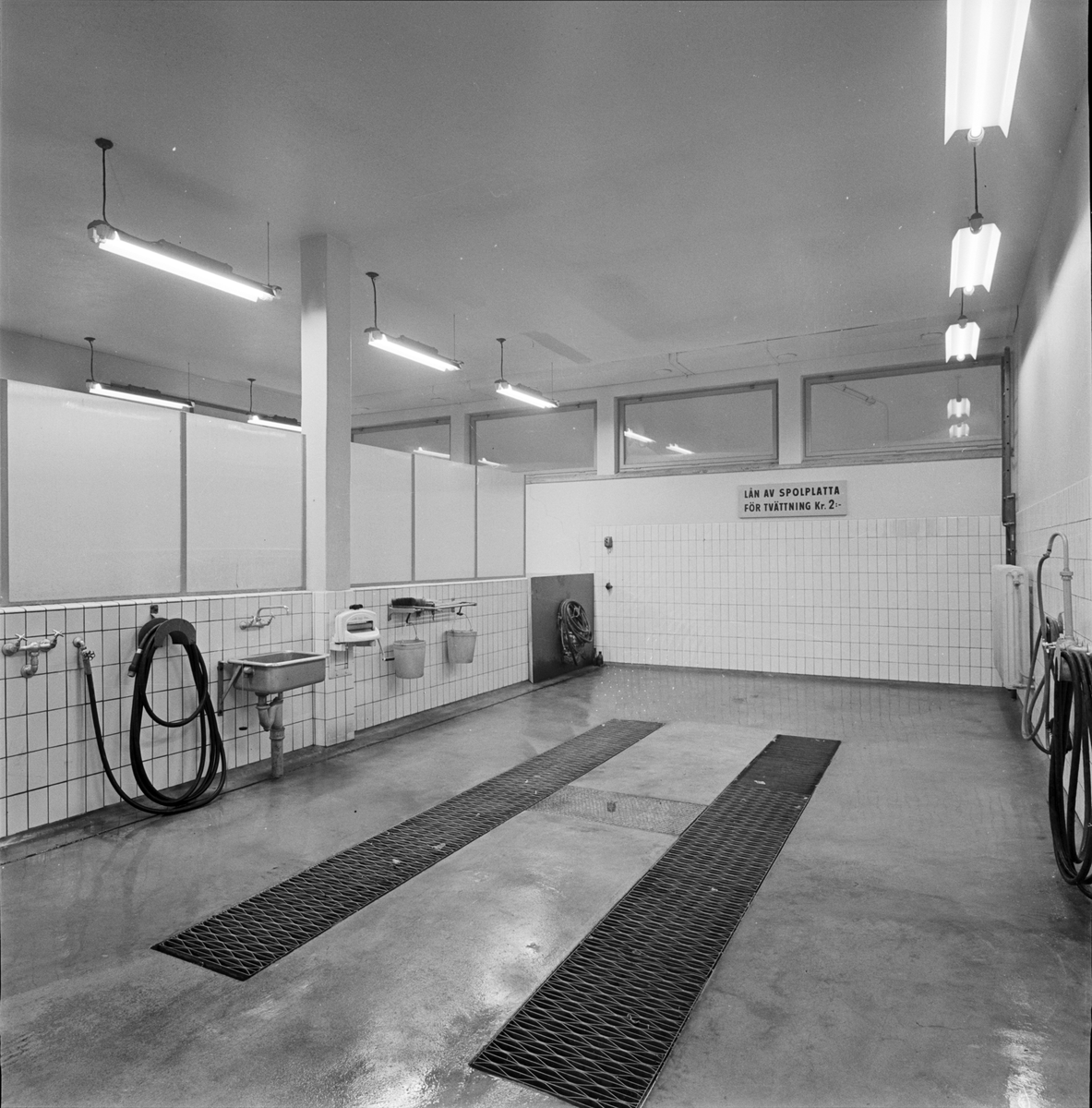 Shell bensinstation, Uppsala 1956