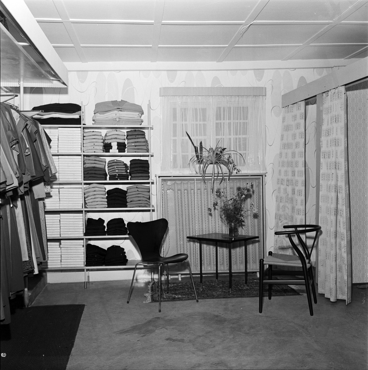 Lundins klänningsbutik, Uppsala 1956