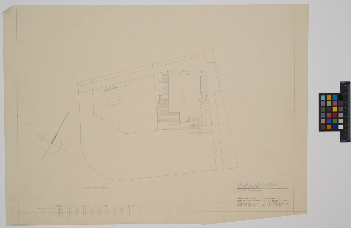 Ysäter 28, villa
Situationsplan