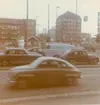 Trafik vid Dalaplan, Malmö. Bild tagen i maj 1964.