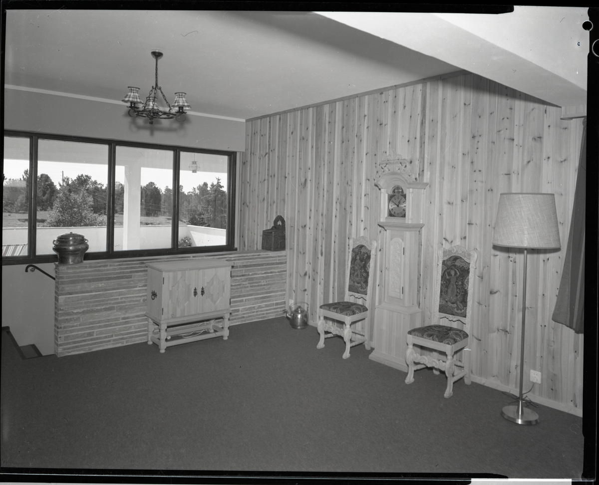 Diverse interiør/eksteriør bilete frå Sanderstølen Høyfjellshotell 1966.