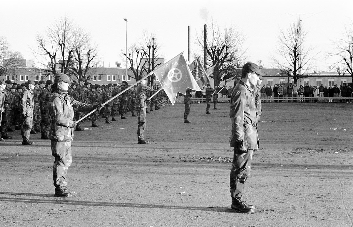 Regementets dag vid T 2 i november 1991.