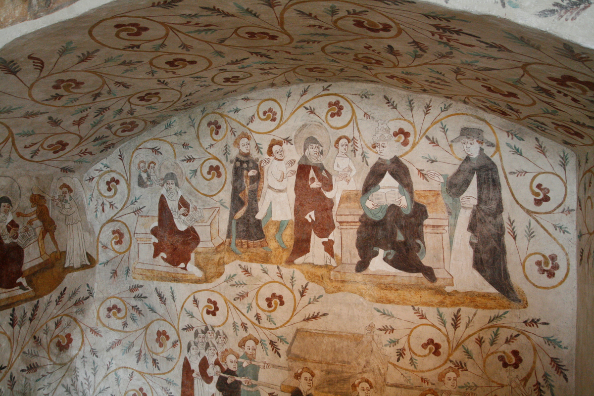 Konservering av muralmålningar i Tensta kyrka, Uppland 2015