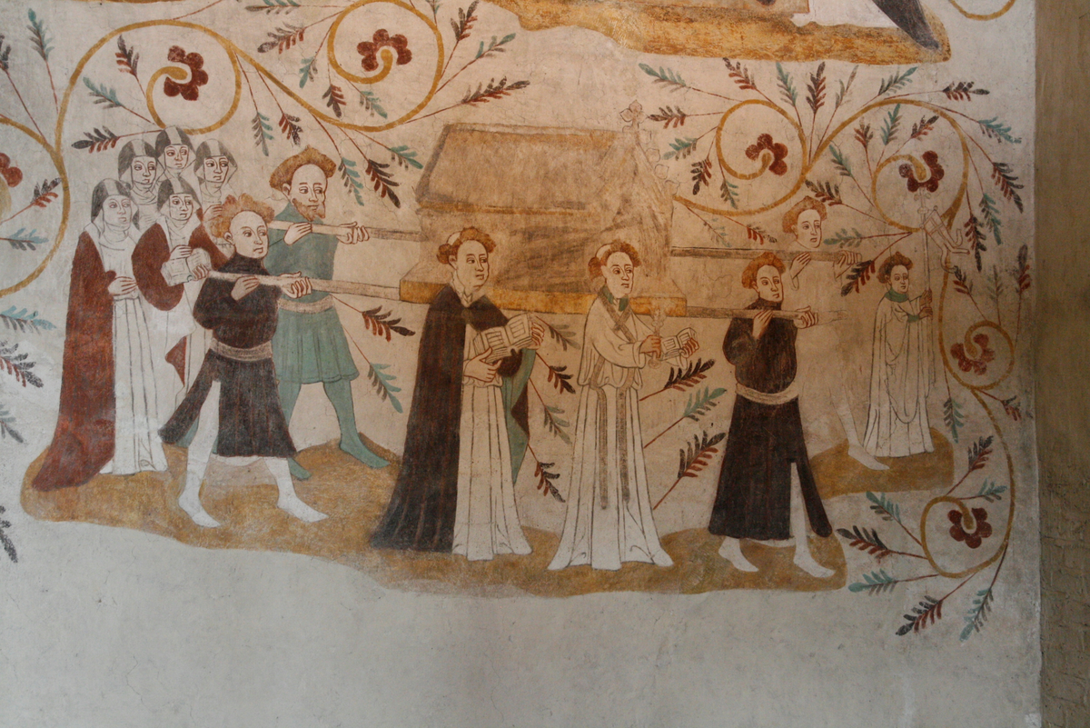 Konservering av muralmålningar i Tensta kyrka, Uppland 2015