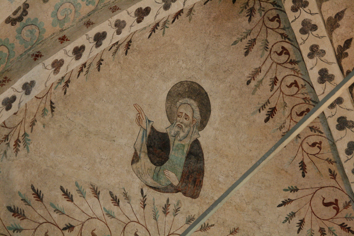 Konservering av muralmålningar i Tensta kyrka, Uppland 2015