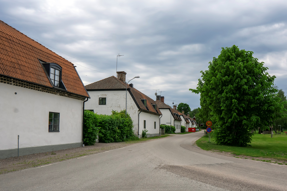 Bruksbostäder, Strömsbergs bruk, Tolfta socken, Uppland 2024