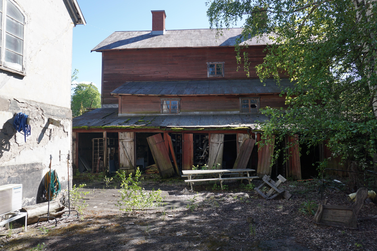 Byggnad med brännstålsugn, Österbybruk, Uppland 2021